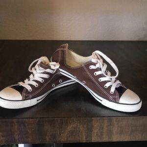 Brand new brown converse